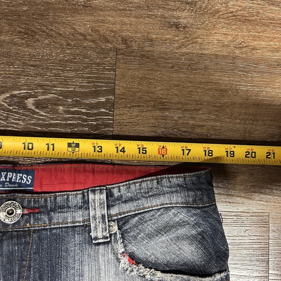 Vintage Brooklyn Xpress Jeans Mens 38x34 Baggy Denim Y2K 90s Skater Faded - Picture 6 of 8